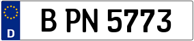 Truck License Plate